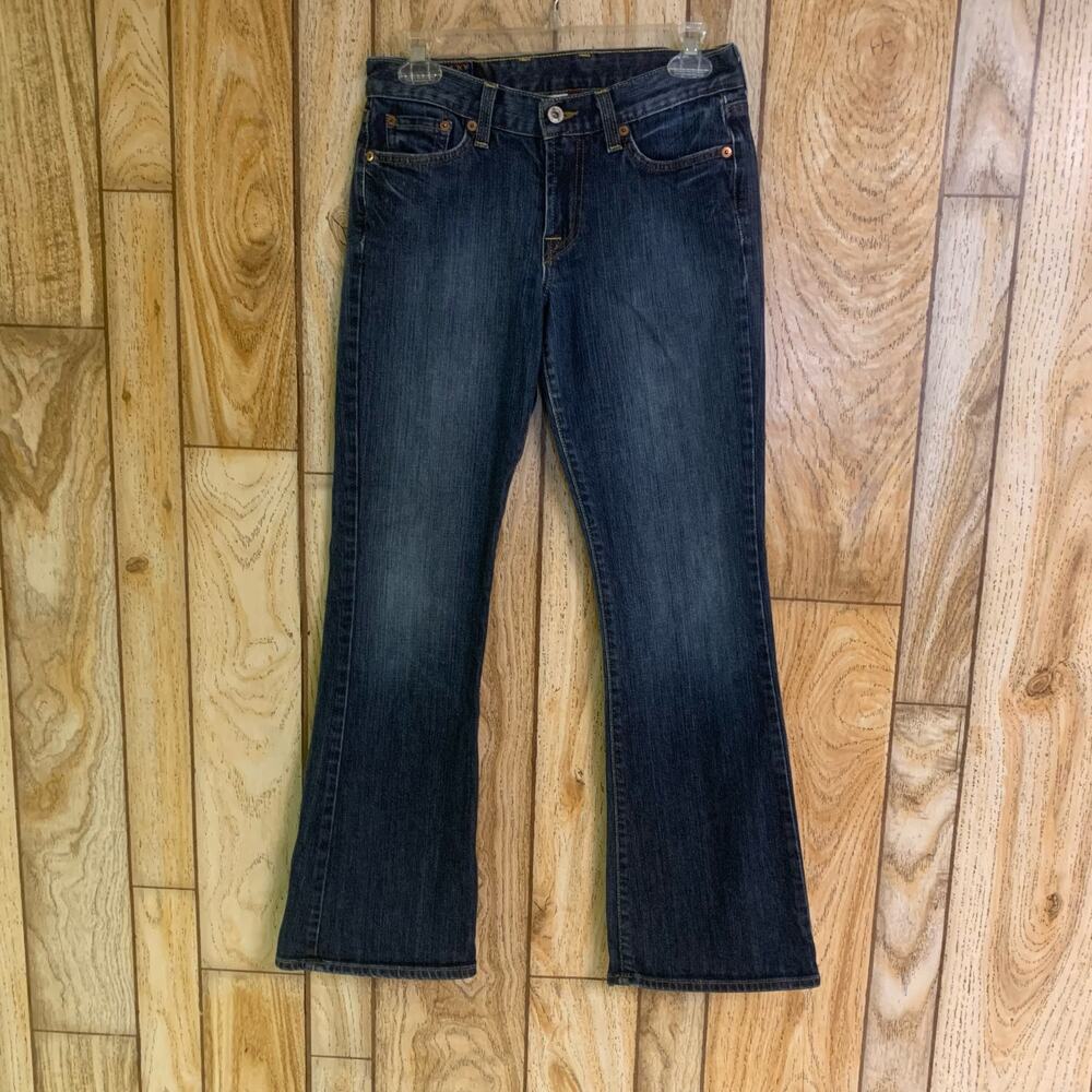 Y2K Lucky Brand Sweet N Low Bootcut Flare Jeans Size 2/26 Short Inseam Low Rise